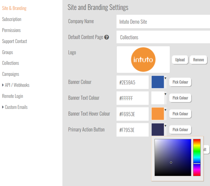 9. Action button settings