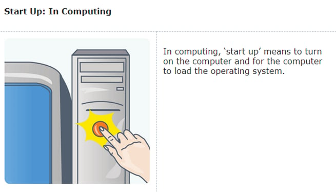 Start Up: In Computing
