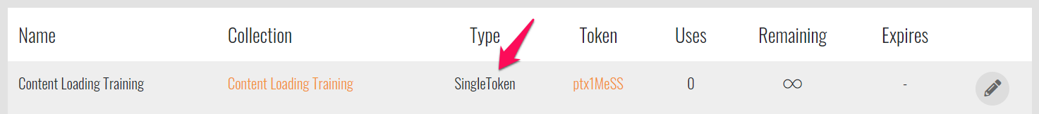 Single Token